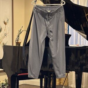 James Perse Tapered jogger Gray / blue pants -NEW WITH TAGS!